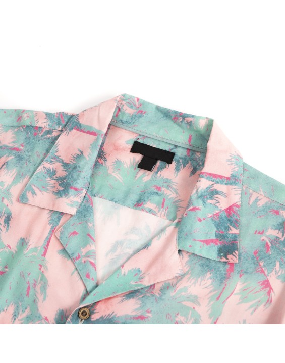 Design Printing Brand Hawaiian Button Up Bulk Shirts