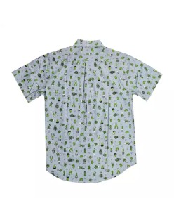 Blank Men Hawaiian Beach Theme Short Sleeve Shirts