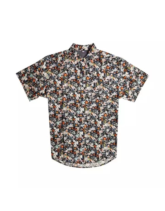 Supported High Quality  Floral  Printing Hawaiian Shirt For Man