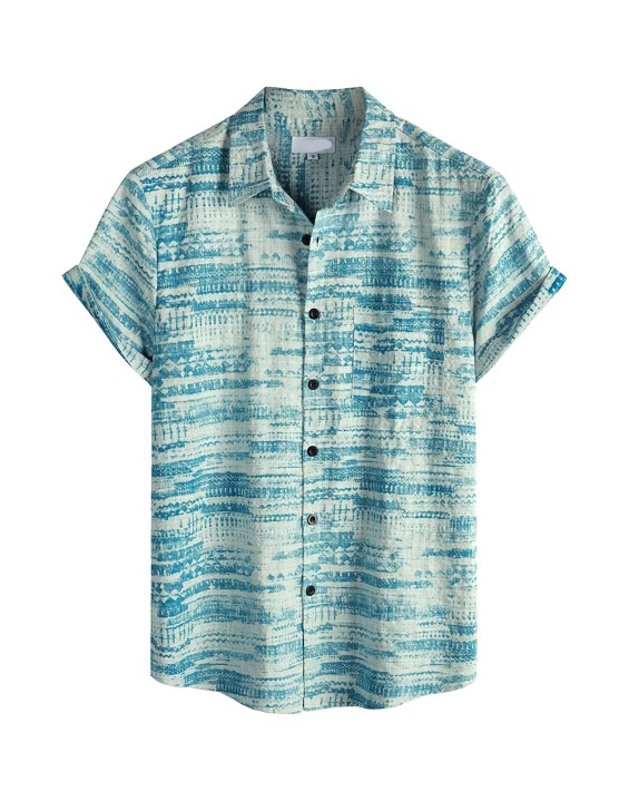  Print Clothes Supplier Beach Hawaiian Floral Men Shirts