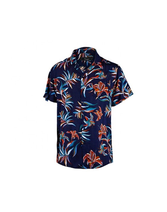 New Pattern Good Quality Man'S Fashion Skull Holiday Hawaiian Shirt