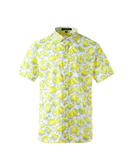 Clothing Casual Hawaii Shirts Polyester Printing Shirts Vacation Summer Beach Floral Shirts