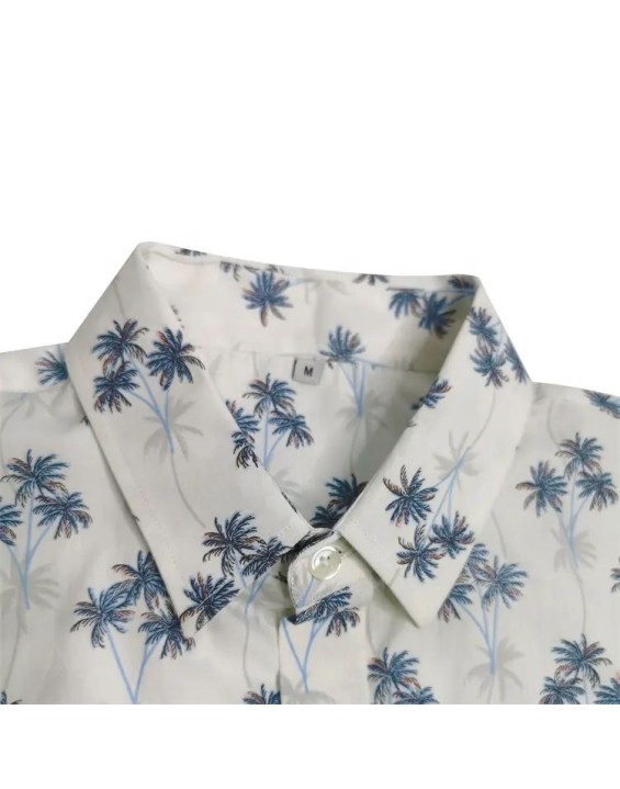 New Design  Fashion Short Sleeve Men'S Hawaii Shirts