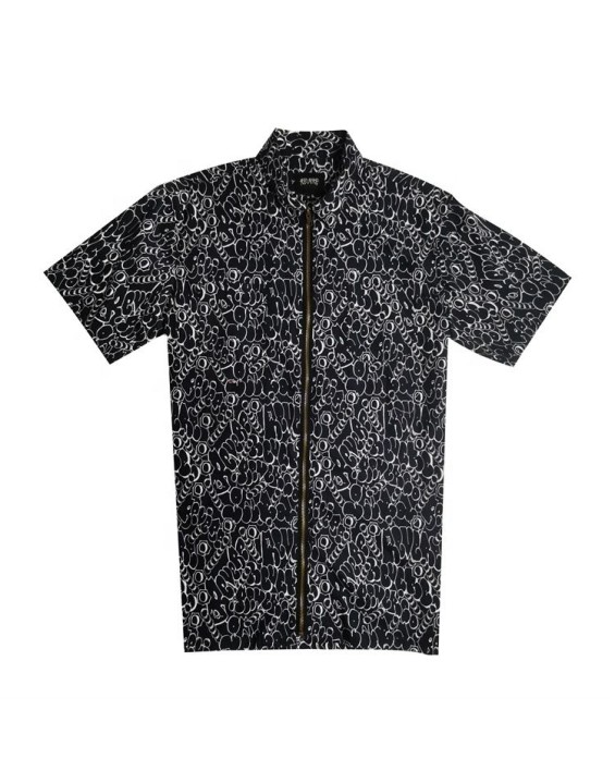 New Fashion High Quality Cotton Beach Wear Men Hawaiian Shirts 