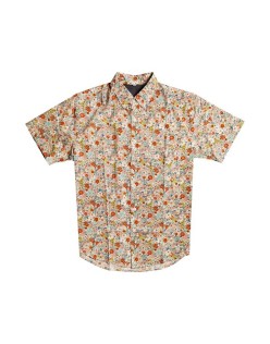 Mens Hot Sale Hawaiian Floral Print Short Sleeve Recycled Cotton Rayon Second Hand Hawaiian Shirts