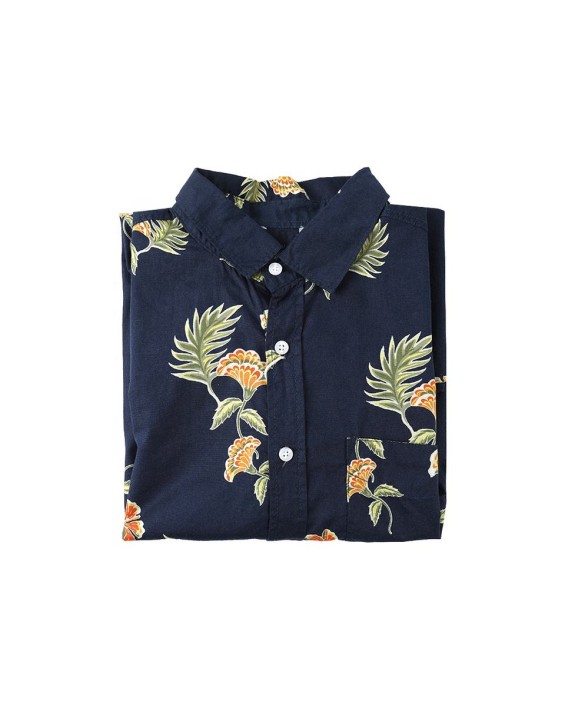 New look eco friendly colorful short sleeve floral beach designs of casual shirts hawai