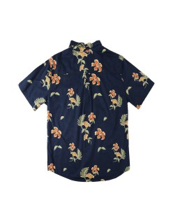 New look eco friendly colorful short sleeve floral beach designs of casual shirts hawai