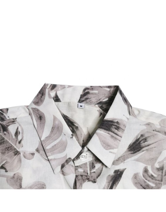  2023 Branded Rayon Viscose Short Sleeve Shirts Hawaii Beach Shirt