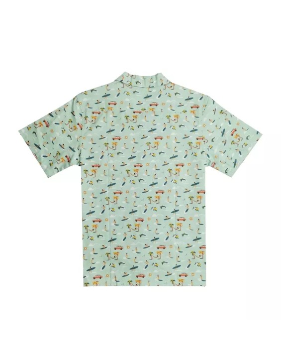 Short Sleeve Button Shirts Cartoon Hawaii Shirts