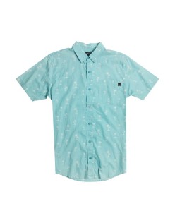 Fall Print Button Up Breathable Fashion Mens Hawaii Shirt