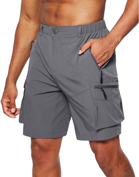 Men's Hiking Shorts Quick Dry Outdoor Travel Shorts for Men with Multi Pocket for Fishing Shorts