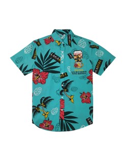  Summer Men's Hawaiian Shirt High Quality Male Blouse Stylish New men's European size printed Hawaiian short sleeve shirt