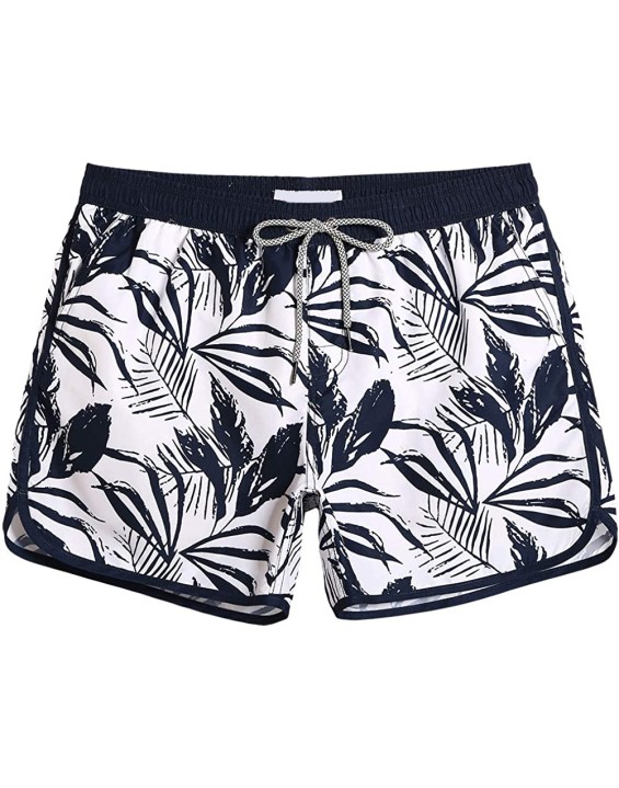 Print beach shorts stripe fitness quick dry gym shorts beach wear swimwear swim trunk print surf swim shorts for men