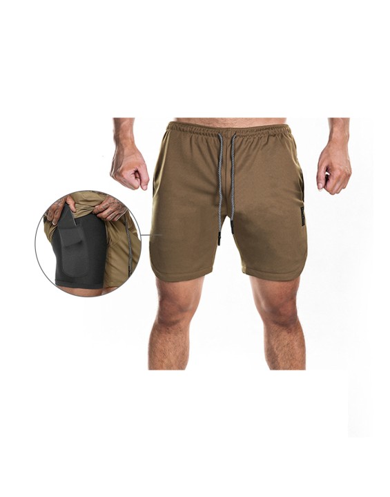 high waisted running compression sports shorts for men shorts with pockets