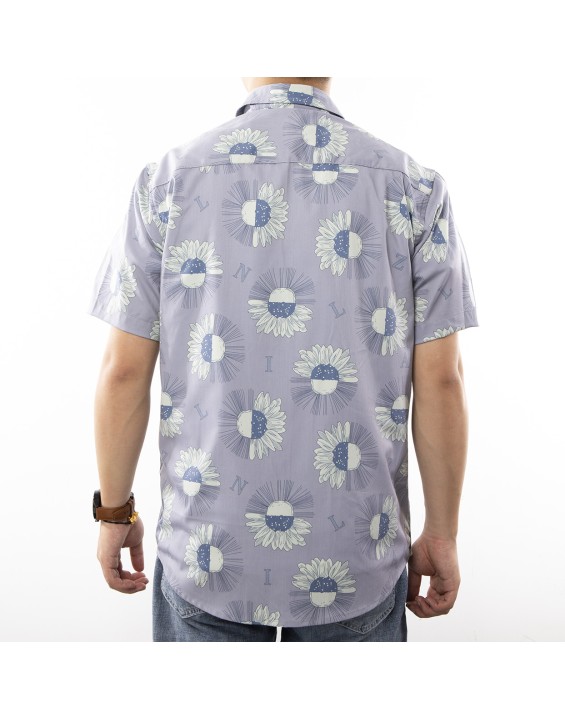 2023 beach shirt summer floral cotton vintage  Hawaiian loose print men's shirt