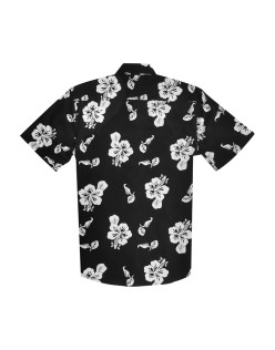 2023 New Men'S Short Sleeved Floral Print Hawaiian Shirt