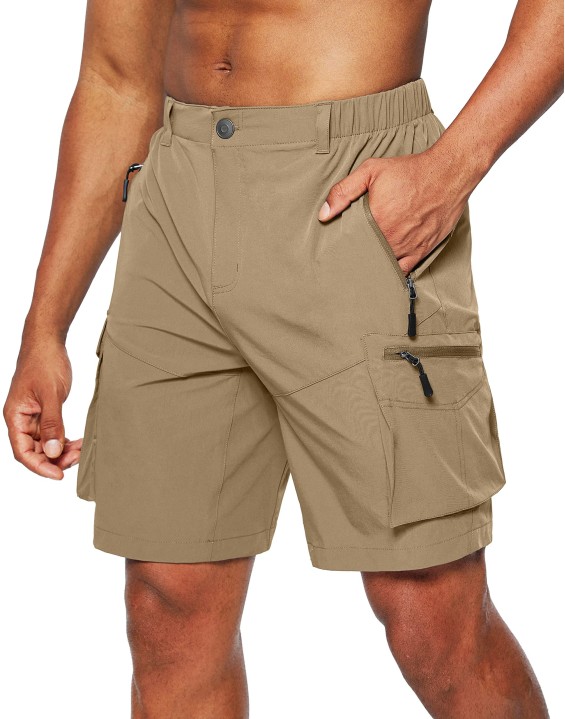 Men's Hiking Shorts Quick Dry Outdoor Travel Shorts for Men with Multi Pocket for Fishing Shorts