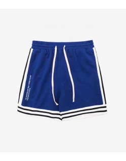 letter printed anti-wrinkle low waist sport gym high street wear sweat pant men shorts summer pants