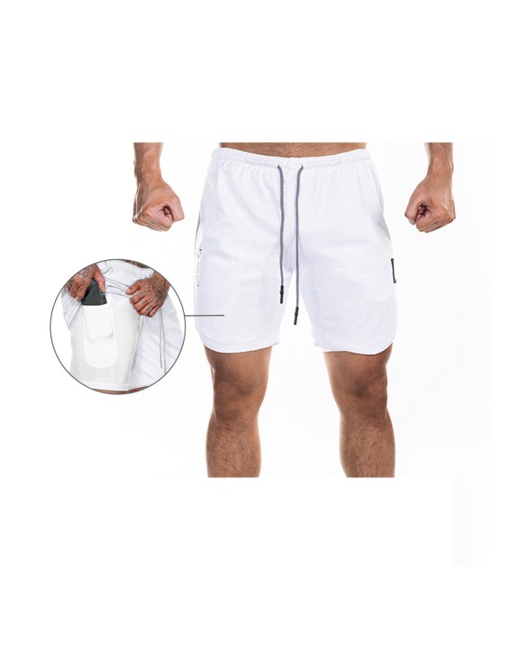 high waisted running compression sports shorts for men shorts with pockets