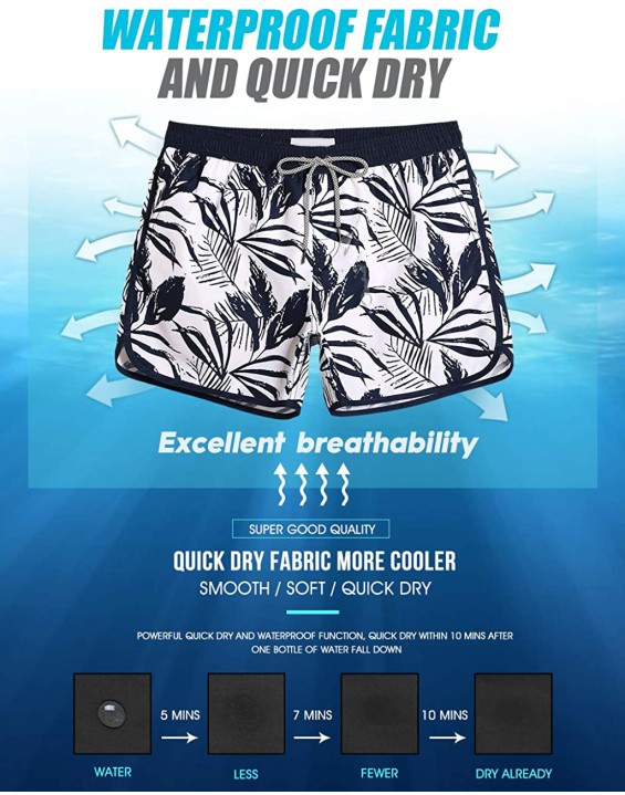 Print beach shorts stripe fitness quick dry gym shorts beach wear swimwear swim trunk print surf swim shorts for men