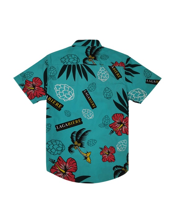  Summer Men's Hawaiian Shirt High Quality Male Blouse Stylish New men's European size printed Hawaiian short sleeve shirt