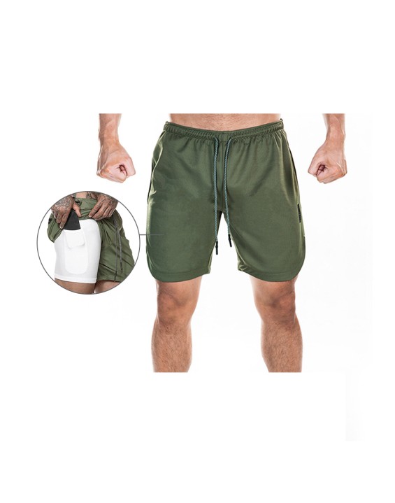 high waisted running compression sports shorts for men shorts with pockets