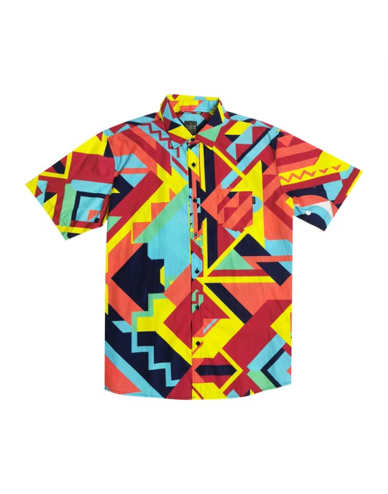 2023 Slim Fit  Polyester Cotton Viscose Beach Hawaiian Shirt For Men